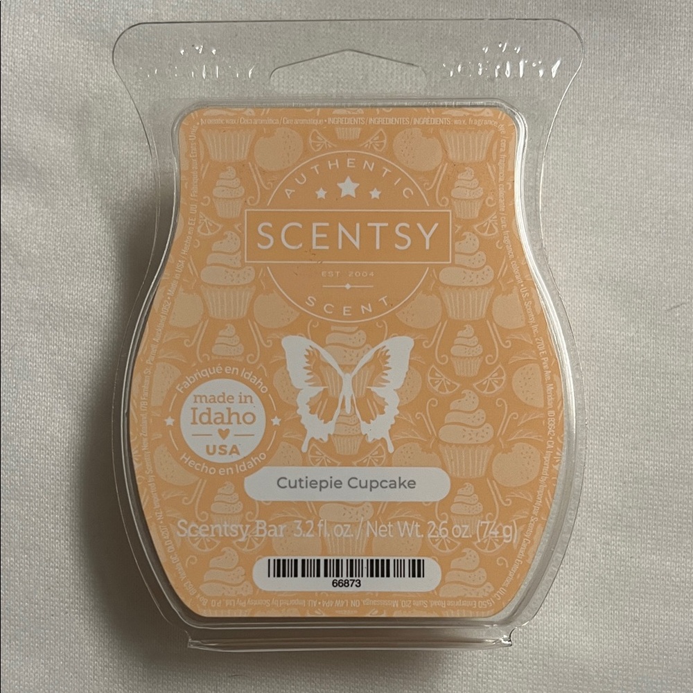 Scentsy Cutiepie Cupcake Scent Bar - Warm Orange